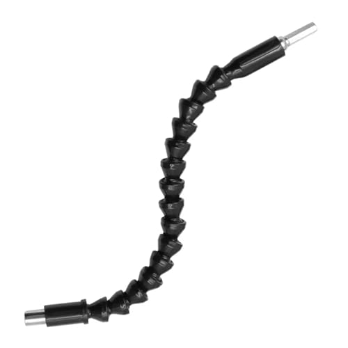 Flexible Bohrerverlängerung, 1-teiliger Schaftverlängerungs-Schraubendreher-Bithalter for elektronische Bohrmaschine, 250 mm (Farbe: Schwarz) von ITTRUH