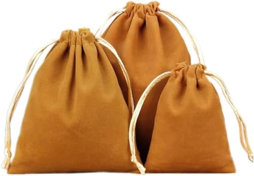 ITTRUH Kleine Kordelzugbeutel, 10 Stück Samtbeutel, weiche Kordelzug-Beflockungsbeutel for Schmuck, Hochzeitsgeschenke, Geschenkverpackung, 5 x 7 cm, Khaki ITTRUH Kleine Kordelzugbeutel, 10 Stück Samtbeutel, weiche Kordelzug-Beflockungsbeutel for Schmuck, Hochzeitsgeschenke, Geschenkverpackung, 5 x 7 cm, Khaki von ITTRUH