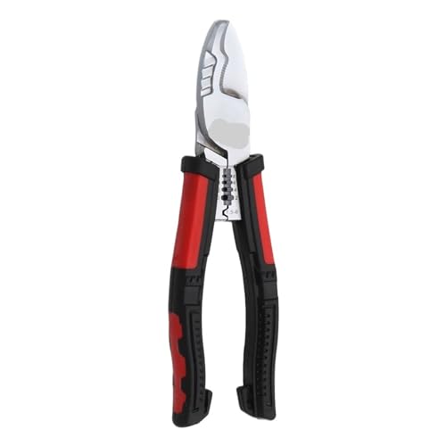 ITTRUH Mehrzweck-Abisolierzange 7 in 1 Eisen-Kupfer-Kabelschneider Draht-Crimpzange Klemme Spaltwickel Elektrikerwerkzeug(19cm) von ITTRUH