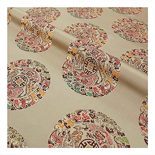 Jacquardstoff aus Kunstseide, Brokatstoff, for Kleider, Kleidung, Cheongsam, Anzug, DIY, Retro, 75 m x 50 cm Jacquardstoff aus Kunstseide, Brokatstoff, for Kleider, Kleidung, Cheongsam, Anzug, DIY, Retro, 75 m x 50 cm von ITTRUH