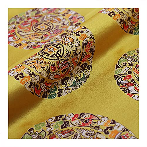 Jacquardstoff aus Kunstseide, Brokatstoff, for Kleider, Kleidung, Cheongsam, Anzug, DIY, Retro, 75 x 50 cm Jacquardstoff aus Kunstseide, Brokatstoff, for Kleider, Kleidung, Cheongsam, Anzug, DIY, Retro, 75 x 50 cm von ITTRUH