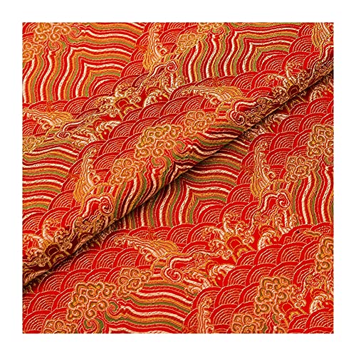 Kunstseidenbrokat-Jacquardstoff, Satinstoff, Brokatstoffe, Seidenimitat-Jacquardstoffe for Cheongsam und Kimono, 75 x 50 cm Kunstseidenbrokat-Jacquardstoff, Satinstoff, Brokatstoffe, Seidenimitat-Jacquardstoffe for Cheongsam und Kimono, 75 x 50 cm von ITTRUH