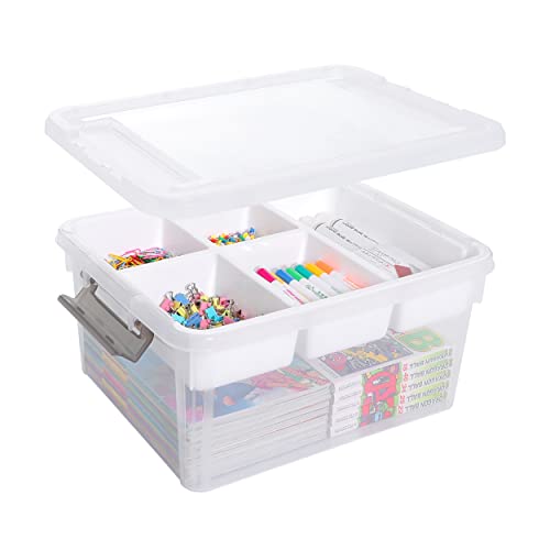 Citylife Aufbewahrungsbox aus Kunststoff mit herausnehmbarem Tablett, Organizer und transparenter Aufbewahrungsbehälter für die Organisation von Perlen, Werkzeug, Nähen, Playdoh Citylife Aufbewahrungsbox aus Kunststoff mit herausnehmbarem Tablett, Organizer und transparenter Aufbewahrungsbehälter für die Organisation von Perlen, Werkzeug, Nähen, Playdoh von ITYLIFE CITYLIFE