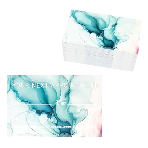 ITZAMNA 100 Stück Terminkarten Blaue Tinte für Salon Klinik Tattoo Beauty Wellness Erinnerungsnotizen ITZAMNA 100 Stück Terminkarten Blaue Tinte für Salon Klinik Tattoo Beauty Wellness Erinnerungsnotizen von ITZAMNA