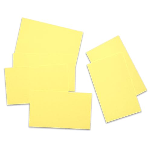 ITZAMNA Mini-Karton, 8,9 x 5,1 cm, 230 g/m², für Bastelarbeiten, Scrapbooking, Etiketten, Zeichnen, Notizkarten, 100 Stück, Zitronengelb ITZAMNA Mini-Karton, 8,9 x 5,1 cm, 230 g/m², für Bastelarbeiten, Scrapbooking, Etiketten, Zeichnen, Notizkarten, 100 Stück, Zitronengelb von ITZAMNA