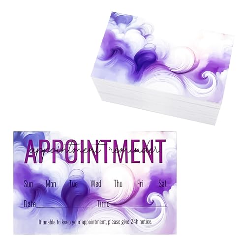 ITZAMNA Termine Erinnerungskarten Lila Tinte Stil für Spa Salon Tattoo Klinik 100 Stück ITZAMNA Termine Erinnerungskarten Lila Tinte Stil für Spa Salon Tattoo Klinik 100 Stück von ITZAMNA