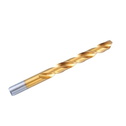 0,5–18 mm HSS M2-Bohrer, Spiralbohrer mit geradem Schaft und Titanbeschichtung for Edelstahl, Eisen, Kunststoff, Holz(13.0mm 1pc) von IUBPWMS