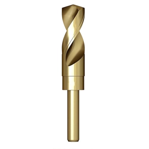 1/2 HSS-Spiralbohrer mit reduziertem Schaft, Durchmesser 12–25 mm, Kobaltbohrer oder Metall, Edelstahl, Aluminium, Holz, Kunststoff(17.5mm 1pcs) von IUBPWMS