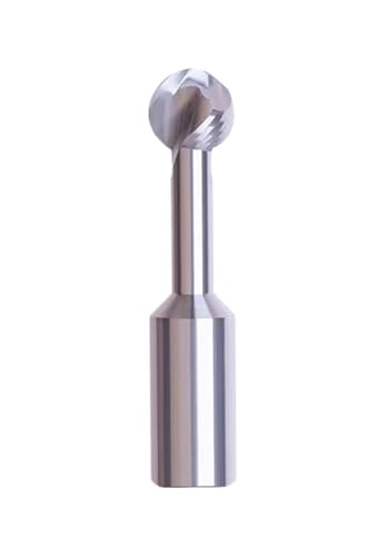 1 stücke HRC60 Ball T-förmigen Bogen Fräser Lollipop Ende Mühle R0.5-R10 3D CNC Gravur Router Bits for Stahl Aluminium(Uncoated,R2.5-D2.5-20-D6-75) von IUBPWMS
