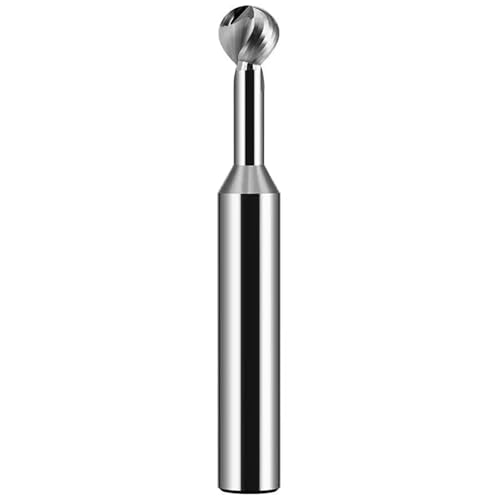 1PC HRC58 Ball T-förmigen Bogen Fräser R1-R6 Vollhartmetall-Schaftfräser CNC Bearbeitungswerkzeug(For Aluminium,R2xD4x50Lx2F) von IUBPWMS