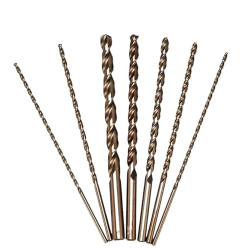 5 STÜCKE 2 mm - 13 mm Kobaltbohrer, HSSCO M35 Spiralbohrer Tieflochbohren for Gusseisen, Hartmetall, Edelstahl(9x175mm 5pc) von IUBPWMS