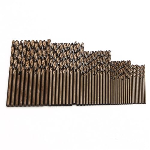 50-teiliges HSS M35-Spiralbohrer-Set, 1–3 mm Kobaltbohrer for Hartmetall, Edelstahl, Gusseisen 50-teiliges HSS M35-Spiralbohrer-Set, 1–3 mm Kobaltbohrer for Hartmetall, Edelstahl, Gusseisen von IUBPWMS
