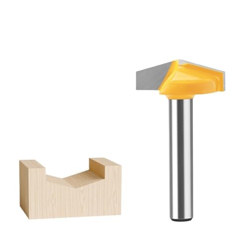6 mm Schaft V-Nut-Fräser, 60/90/120/150 Grad Doppelnut-Fräser for die Holzbearbeitung, Hartmetall-Fasenfräser(6*22mm*150 degree) von IUBPWMS