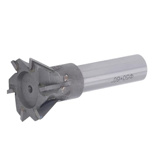 IUBPWMS Hartmetall Schwalbenschwanz-Nutfräser, 50 mm, 60°, 6-Schneiden, Flachkopf, Unbehandelt, T-slots Fräser IUBPWMS Hartmetall Schwalbenschwanz-Nutfräser, 50 mm, 60°, 6-Schneiden, Flachkopf, Unbehandelt, T-slots Fräser von IUBPWMS