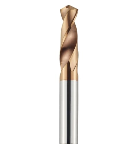 HRC55 Hartmetallbohrer, 0,5–20 mm Durchmesser, Bohrwerkzeug mit geradem Schaft, metrische Spiralbohrer for Edelstahl, gehärteten Stahl, Gusseisen, Legierung, Kupfer(13.8mm) von IUBPWMS