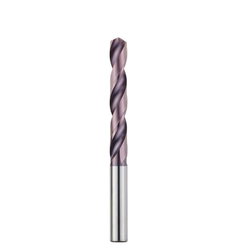 HRC65 Vollhartmetall-Spiralbohrer, 3–20 mm Durchmesser, Spiralnut, gerader Schaft, Bohrwerkzeug for Edelstahl, gehärteten Stahl, 1 Stück(10.9mm 1pc) von IUBPWMS