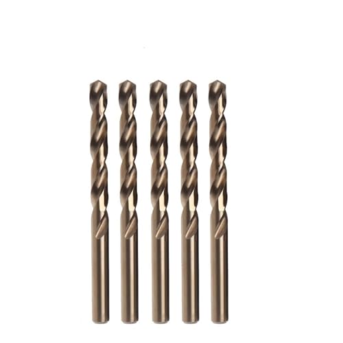 M35 Kobalt-Bohrer-Set, 1–13 mm metrischer HSS-Spiralbohrer for Metall, Gusseisen, Edelstahl, Kunststoff und Holz(13mm(5pcs)) von IUBPWMS