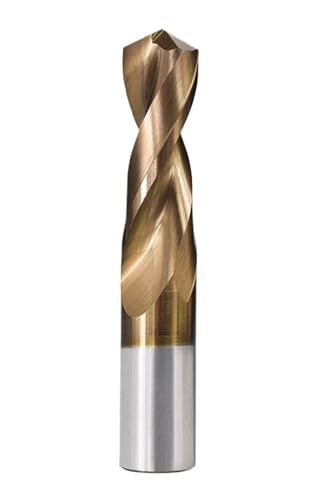 Wolframkarbid-Bohrer, 1–12 mm Durchmesser, metrischer Spiralbohrer, Spiralnuten, gerader Schaft, Bohrwerkzeug for Edelstahl, legiertes Metall(5x30x50) von IUBPWMS