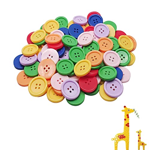 IUDWCG 200 Stück Runde Harz Kunststoffknöpfe vier Löcher farbige Knöpfe für DIY Nähen Handwerk dekorative Scrapbooking 15mm IUDWCG 200 Stück Runde Harz Kunststoffknöpfe vier Löcher farbige Knöpfe für DIY Nähen Handwerk dekorative Scrapbooking 15mm von IUDWCG