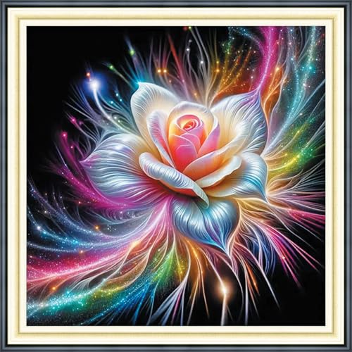 IUHUI 11ct Kreuzstich Set Vorgedruckt für Anfänger Erwachsene, Bunte Licht blume DIY Kreuzstich Stickpackungen Stickerei Stoff Vorlagen IUHUI 11ct Kreuzstich Set Vorgedruckt für Anfänger Erwachsene, Bunte Licht blume DIY Kreuzstich Stickpackungen Stickerei Stoff Vorlagen von IUHUI