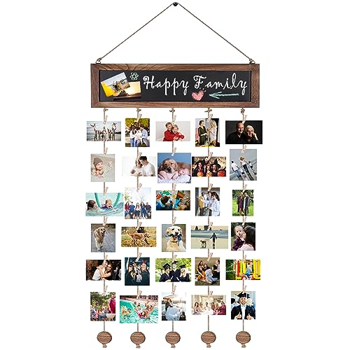 IULONEE Bilderrahmen Collage Fotowand Fotorahmen Collage Wanddekoration Fotocollage Bilderrahmen Fotowand Hängender Bilderrahmen Mit 30 Holz Klammern Für Geburtstag Hochzeit Weihnachten IULONEE Bilderrahmen Collage Fotowand Fotorahmen Collage Wanddekoration Fotocollage Bilderrahmen Fotowand Hängender Bilderrahmen Mit 30 Holz Klammern Für Geburtstag Hochzeit Weihnachten von IULONEE