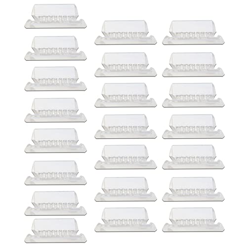 Aktenordner-Registerkarten 25 Hängeregister-Registerkarten und 25 Einsätze zum schnellen und Identifizieren von Hängemappen aus Kunststoff, leicht lesbar Handwerker (Clear, One Size) von IUNSER