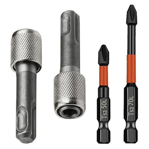 IUSOT SDS Plus Adapter 6,35mm 2 Stück SDS Bithalter,Sechskantschaft SDS Bithalter Konverter,Adapter von Rundschaft auf Sechskantschaft für Schlagbohrer Hammerbohrer,Stahl Adapter für Hammer Bits IUSOT SDS Plus Adapter 6,35mm 2 Stück SDS Bithalter,Sechskantschaft SDS Bithalter Konverter,Adapter von Rundschaft auf Sechskantschaft für Schlagbohrer Hammerbohrer,Stahl Adapter für Hammer Bits von IUSOT