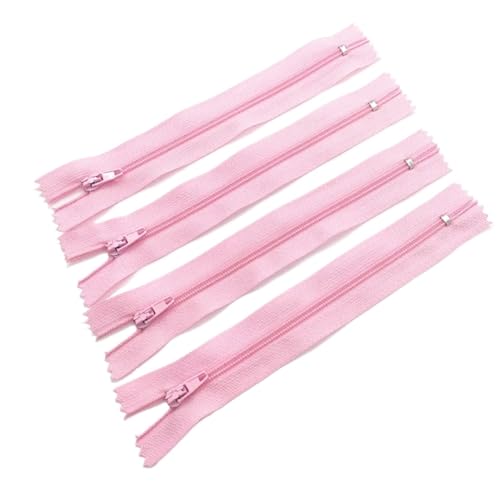 IUVYTA 10 Stück geschlossener Nylon-Spiralreißverschluss, geeignet for Kleidungsreißverschlüsse for Nähen für Nähen(Pink,30cm) von IUVYTA