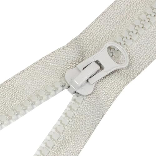 IUVYTA 1PC Harz Reißverschluss Einzel Doppel Schieber Reißverschluss Open-End Zip DIY Nähen Bekleidungszubehör für Nähen(07 Single 70cm) von IUVYTA