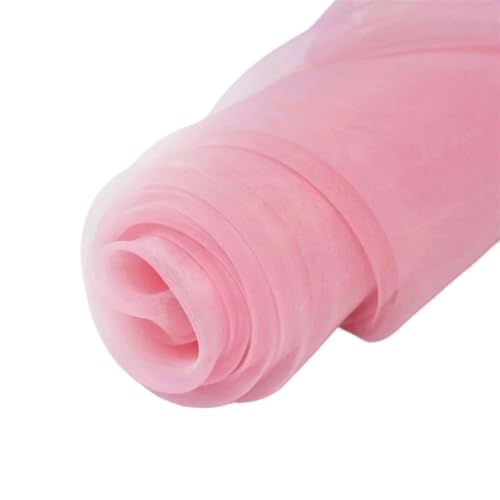 IUVYTA 5/10m Hochzeitsbogen Vorhänge Dekorationen Gardinen Hochzeit Hintergrund Vorhänge Tüll Stoff Vorhänge for Party Zeremonie Empfang für Hochzeiten(Pink,10 Meters) von IUVYTA