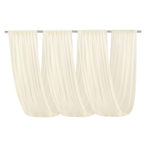 IUVYTA 73x300cm Deckenvorhänge Hochzeitsbogen Drapieren Stoff Gardinen for Party Zeremonie Bühne Deckenvorhänge Hängen für Hochzeiten(Color2) von IUVYTA
