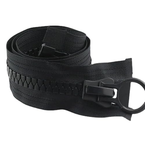IUVYTA Harzreißverschlüsse, offener Langer Reißverschluss for Daunenjacken, Mäntel, Zelte, Reißverschluss-Reparaturset, Schneider-Nähtaschen, Zubehörmaterial für Nähen(100cm) von IUVYTA
