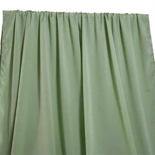 IUVYTA Party-Hintergrund, einfarbig, Hochzeitsbogen, Drapierung, Chiffon-Vorhänge, Dekoration for Party-Hintergrund, Tüll, Hängedekor, Party-Zubehör für Hochzeiten(Light Green,150X500CM) von IUVYTA