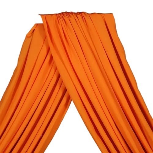 IUVYTA Party-Hintergrund, einfarbig, Hochzeitsbogen, Drapierung, Chiffon-Vorhänge, Dekoration for Party-Hintergrund, Tüll, Hängedekor, Party-Zubehör für Hochzeiten(Orange,150X500CM) von IUVYTA