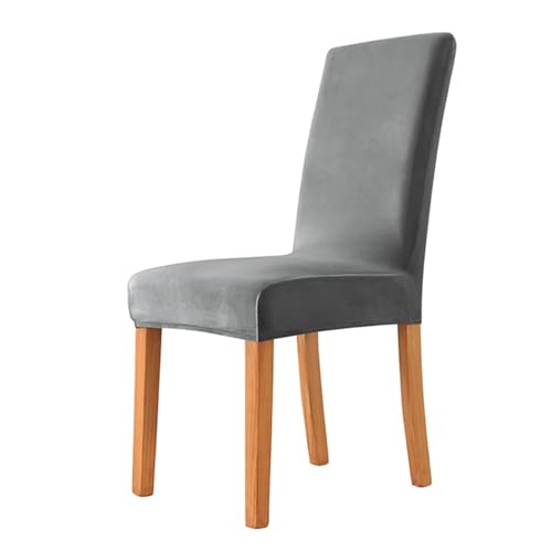 IUVYTA Samtstoff-Stuhlbezug, superweiche Stuhlhussen for Esszimmer, luxuriöse Bürositzbezüge, Stretch for Bankett für Bankett(S6) von IUVYTA