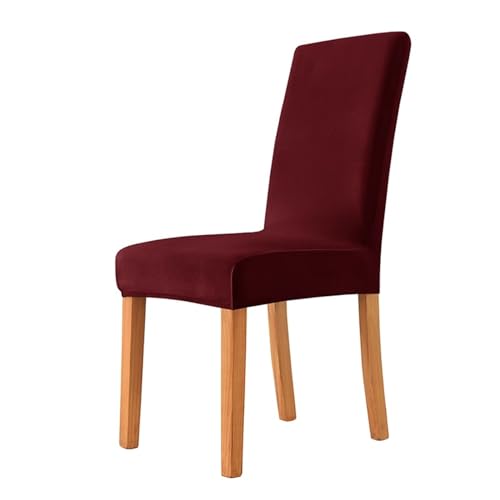 IUVYTA Samtstoff-Stuhlbezug, superweiche Stuhlhussen for Esszimmer, luxuriöse Bürositzbezüge, Stretch for Bankett für Bankett(S9) von IUVYTA