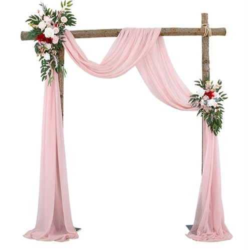 IUVYTA Vorhang für Hochzeitsbögen, Chiffon-Stoff, Drapiervorhang, für Hochzeit, Geburtstag, Party, Dekoration, Drapierung, Zeremonie, Empfang, Hängedekoration für Hochzeit (Hellgrün, 75 x 300 cm) IUVYTA Vorhang für Hochzeitsbögen, Chiffon-Stoff, Drapiervorhang, für Hochzeit, Geburtstag, Party, Dekoration, Drapierung, Zeremonie, Empfang, Hängedekoration für Hochzeit (Hellgrün, 75 x 300 cm) von IUVYTA