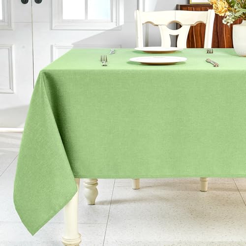 IVAPUPU Strukturierte Leinen-Tischdecke für rechteckige Tische, rechteckig, wasserdicht, knitterfrei, abwischbar, Esstischabdeckung für Frühling, Hochzeit, Geburtstag, Küchendekoration, 132 x 178 cm IVAPUPU Strukturierte Leinen-Tischdecke für rechteckige Tische, rechteckig, wasserdicht, knitterfrei, abwischbar, Esstischabdeckung für Frühling, Hochzeit, Geburtstag, Küchendekoration, 132 x 178 cm von IVAPUPU
