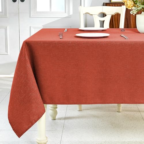 IVAPUPU Strukturierte Leinen-Tischdecke für rechteckige Tische, wasserdichte Stofftischdecke, rechteckig, knitterfrei, abwischbar, Esszimmerdecke für Hochzeit/Geburtstag/Party-Dekoration, 132 x 178 cm IVAPUPU Strukturierte Leinen-Tischdecke für rechteckige Tische, wasserdichte Stofftischdecke, rechteckig, knitterfrei, abwischbar, Esszimmerdecke für Hochzeit/Geburtstag/Party-Dekoration, 132 x 178 cm von IVAPUPU