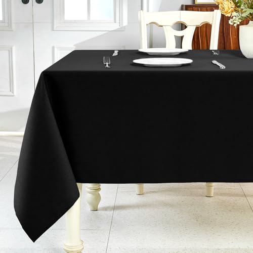 IVAPUPU Strukturierte Leinen-Tischdecke für rechteckige Tische, wasserdichte Stofftischdecke, rechteckig, knitterfrei, abwischbar, Esszimmerdecke für Hochzeit/Geburtstag/Party-Dekoration, 152,4 x IVAPUPU Strukturierte Leinen-Tischdecke für rechteckige Tische, wasserdichte Stofftischdecke, rechteckig, knitterfrei, abwischbar, Esszimmerdecke für Hochzeit/Geburtstag/Party-Dekoration, 152,4 x von IVAPUPU