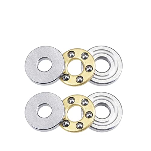 IVEKYKIBC 10 Stück F2-6M F3-8M F5-10M F6-12M F8-16M F10-18M F12-21M F12-23M Mini 3-in-1 ABEC-3 Flugzeug Axialkugellager Drucklager(F7-17) von IVEKYKIBC