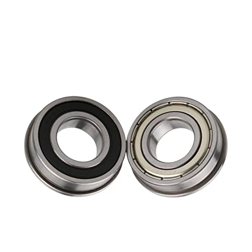 IVEKYKIBC 10 Stück F6001-2RS F6001ZZ Flanschlager 12 x 28 x 8 mm ABEC-3 Flansch F6001 RS 2RS 6001ZZ Rillenkugellager(F6001-2rs) von IVEKYKIBC