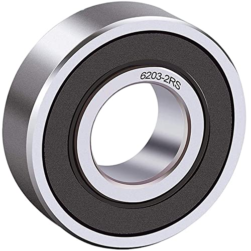 IVEKYKIBC 10 Stück Lager 6203 6204 6205 6206 440C C3 High Speed ​​6203RS Kugellager for Elektromotoren Räder Fahrräder Gartenmaschinen(ABEC-5,6203-2RS 17x40x12mm) von IVEKYKIBC