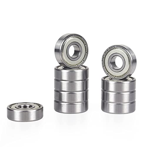 IVEKYKIBC 10PCS ABEC-5 608 6200 6201 6202 6203 6204 6205 6206 6207 6208 ZZ 2RS Metall Dichtung Rillenkugellager 12x32x10mm(OneColor,6202 15X35X11MM-ABEC 5) von IVEKYKIBC