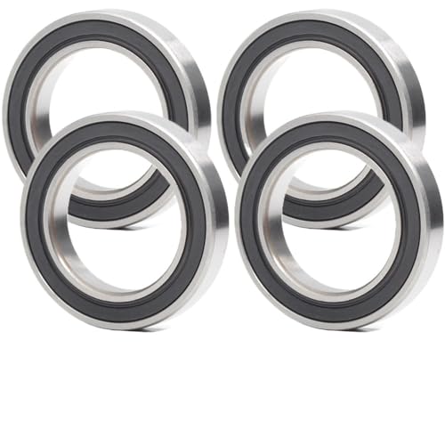 IVEKYKIBC MR2437-2RS Kugellager 24 * 37 * 7 mm 4 Stück Chromstahl Direktpress-Staubdichtung 27377 LLB Kurbellager for BB90 Innenlager von IVEKYKIBC