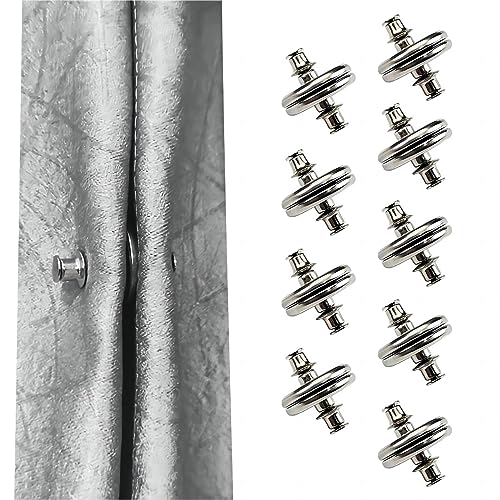 IVEOPPE Magnetischer Vorhang Raffhalter - 9 Paare Vorhang Magnetischer Verschluss, Gardinen Zubehör, Vorhang Gewichte, für Vorhang Fenster Tischdecken Duschvorhang Magnet von IVEOPPE