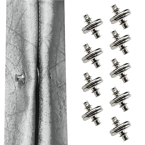 Magnetischer Vorhang Raffhalter - 9 Paare Vorhang Magnetischer Verschluss, Gardinen Zubehör, Vorhang Gewichte, für Vorhang Fenster Tischdecken Duschvorhang Magnet von IVEOPPE