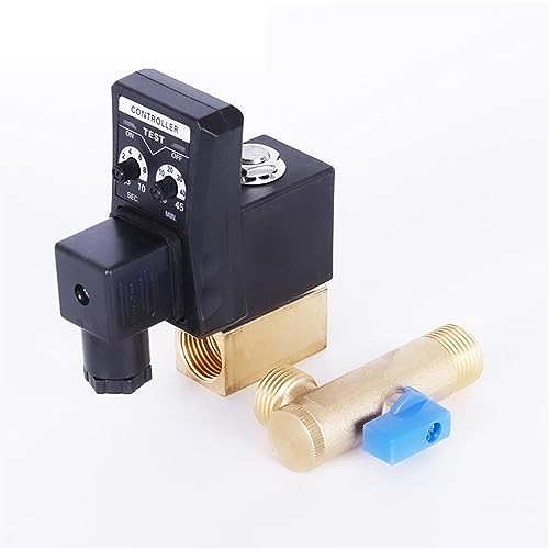 IWEBQSAP 1/2 "DN15 Auto Pneumatische Ventil Ablauf Luft Kompressor Zeit Verzögerung Schalter Elektromagnetische Magnetische Controller(Opt Timer) von IWEBQSAP