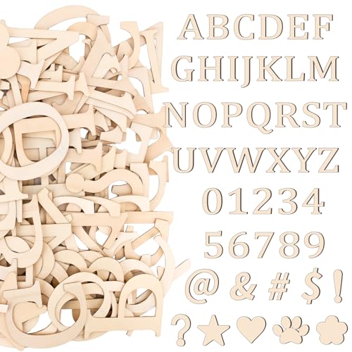 Holzbuchstaben, 15,2 cm, zum Basteln, kleine Holzbuchstaben, Zahlen und Symbole, unfertige Bastelbuchstaben zum Malen, DIY-Projekt, Wanddekoration, Rechtschreibung, Bildung, hausgemachtes Handwerk Holzbuchstaben, 15,2 cm, zum Basteln, kleine Holzbuchstaben, Zahlen und Symbole, unfertige Bastelbuchstaben zum Malen, DIY-Projekt, Wanddekoration, Rechtschreibung, Bildung, hausgemachtes Handwerk von IWOLOMI