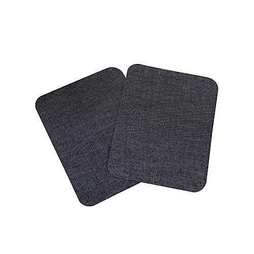 IWOWHERO 1 Paar Quadratischer Denim-patch Flicken Für Hosen Knieflicken Für Jeans Flicken Aufbügeln Flicken Für Kleidung Black IWOWHERO 1 Paar Quadratischer Denim-patch Flicken Für Hosen Knieflicken Für Jeans Flicken Aufbügeln Flicken Für Kleidung Black von IWOWHERO